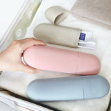 Toothbrush cover storage travel kit - Side View