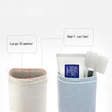 Toothbrush cover storage travel kit