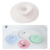4 Pcs Hair Trap Stopper for Bathtub and Sink, White