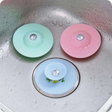 4 Pcs Hair Trap Stopper for Bathtub and Sink, White - Side View