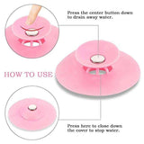 4 Pcs Hair Trap Stopper for Bathtub and Sink, White - Extra Image