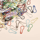 100 Metal Stitch Markers, MultiColor