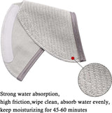 5pcs Reusable Mop Cloths for Xiaomi Roborock, Beige - Front View