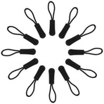 50-pack Black Replacement Zippers for Clothing, 6 inches