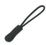 50-pack Black Replacement Zippers for Clothing, 6 inches - Close-Up Angle