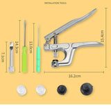 Plastic Snap Fasteners Pliers for Colorsnaps, MultiColor - Side View