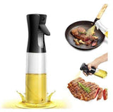 200ml Glass Spray Bottle for Oil and Vinegar, Black