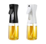 200ml Glass Spray Bottle for Oil and Vinegar, Black