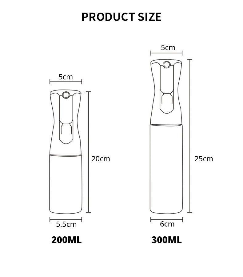 200ml Glass Spray Bottle for Oil and Vinegar, Black