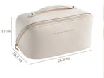 Black Spacious Toiletry Bag for Travel, Makeup Bag