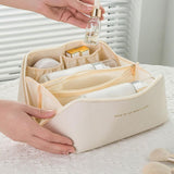 Black Spacious Toiletry Bag for Travel, Makeup Bag
