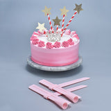 Cake Smoother Baking Tool Pink - 45-Degree Angle