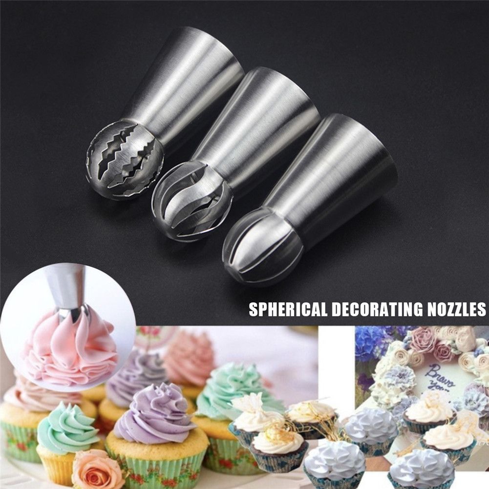 3pcs large liquor spouts stainless steel silver
