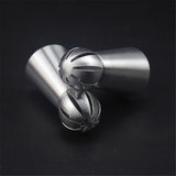 3pcs large liquor spouts stainless steel silver