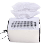 White double dust collector - Front View