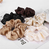 3pcs Large Hair Scrunchies Hair Ties, , 9 inches - 45-Degree Angle