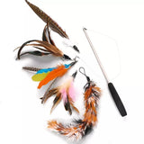 5pcs MultiColor Cat Toys with Springs, Telescopic