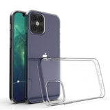 iPhone 12 / 12 Pro Silicone Case, Transparent TPU - Front View