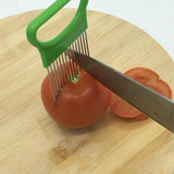 Onion holder White with practical handle - Top-Down View