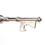 Vintage silver key bottle opener and cap opener - 45-Degree Angle