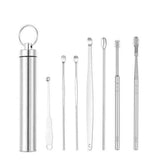 Earwax Removal Kit Stainless Steel Silver