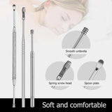 Earwax Removal Kit Stainless Steel Silver