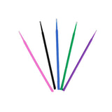 100pcs Micro Cotton Swabs, Blue - Front View