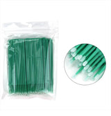 100pcs Micro Cotton Swabs, Blue