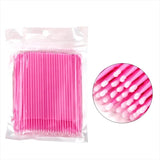 100pcs Micro Cotton Swabs, Blue