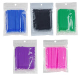 100pcs Micro Cotton Swabs, Blue