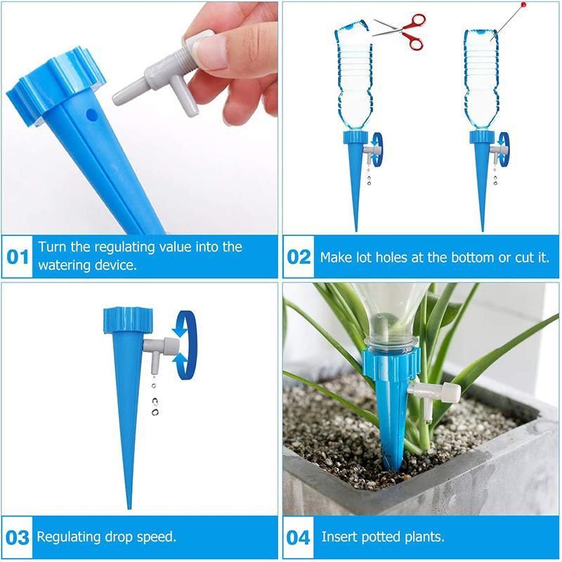 4-pack Automatic Irrigation System, MultiColor
