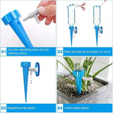 4-pack Automatic Irrigation System, MultiColor - Top-Down View
