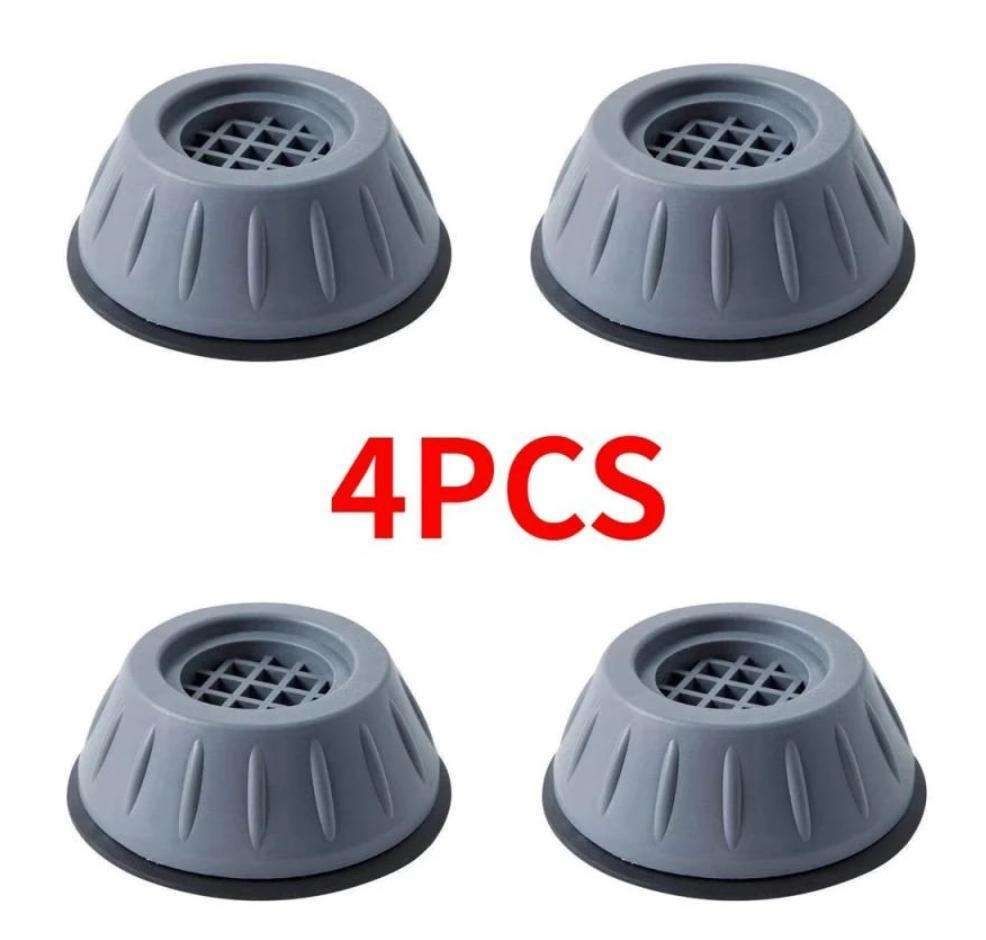 Washing Machine Vibration Dampers, Grey, 4-Pack, Compatible with Bosch Samsung LG