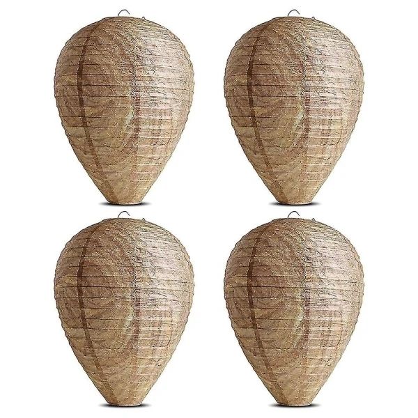 6pcs Non-Toxic Paper Wasp Traps, Wasp Nest Deterrent for Bees
