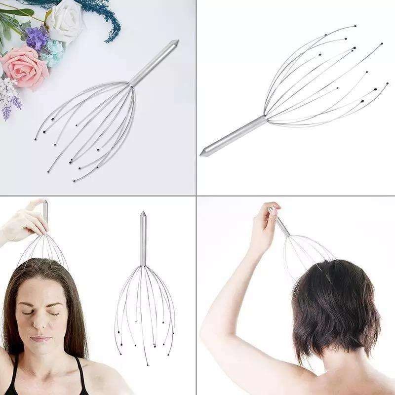 Silver Head Massager for Itchy Scalp, 1pc