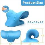 Neck stretcher pillow, Blue
