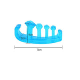 Blue Toe Separator, 1 Pair - Top-Down View