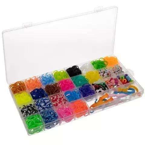 1500 rubber bands DIY loom bands kit, Multicolor