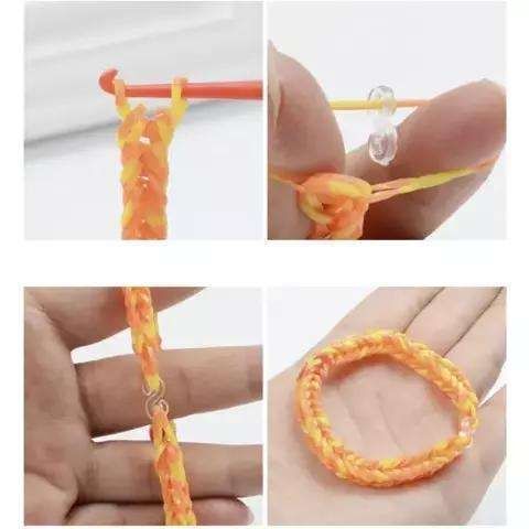 1500 rubber bands DIY loom bands kit, Multicolor
