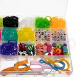 1500 rubber bands DIY loom bands kit, Multicolor - 45-Degree Angle