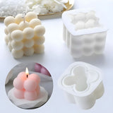 2pcs white candle molds, DIY for making your own candles