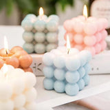 2pcs white candle molds, DIY for making your own candles - Front View