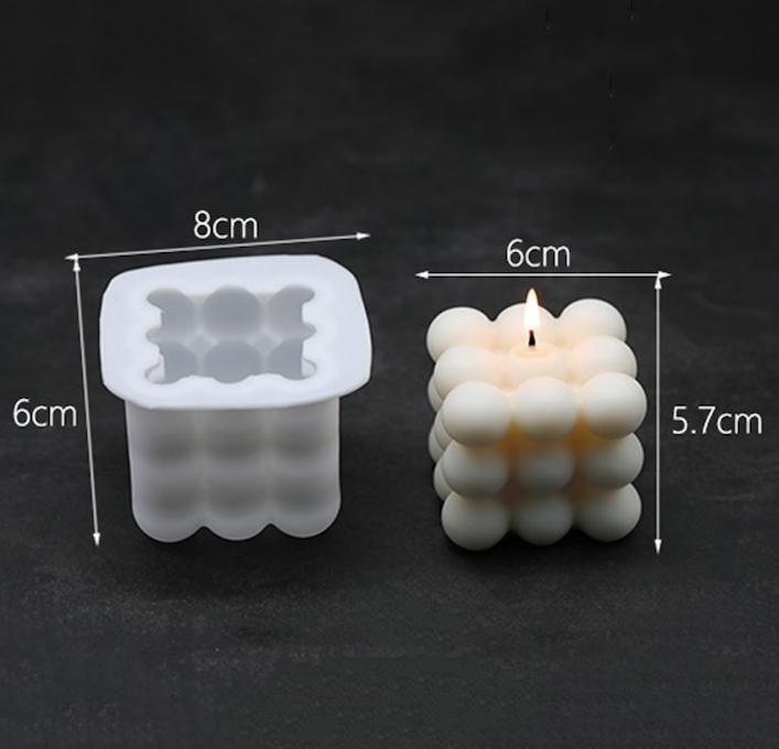 2pcs white candle molds, DIY for making your own candles