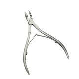 Stainless Steel Cuticle Nipper and Nail Scissors, Silver