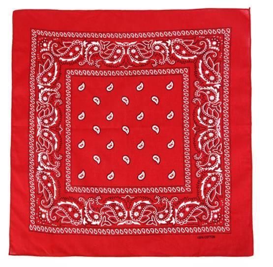 10 pcs Bandana Paisley Pattern Scarves, 54x54cm
