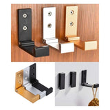 2pcs foldable wall hooks for clothes, mounted, with Guld compatibility