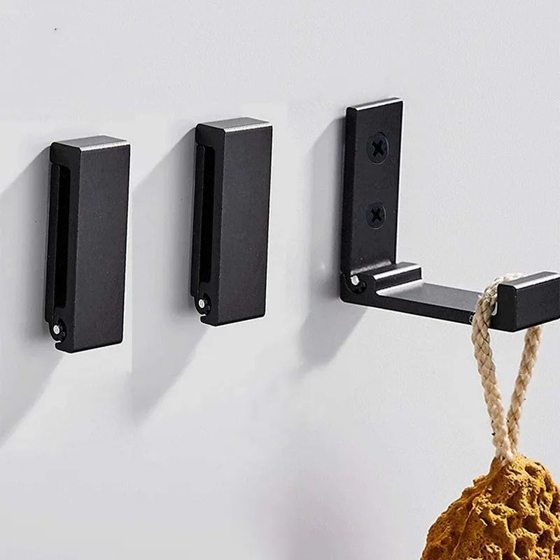 2pcs foldable wall hooks for clothes, mounted, with Guld compatibility