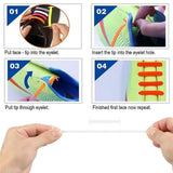 2pcs No-Tie Elastic Shoelaces in Black Silicone, one size