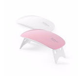 Mini UV LED Nail Lamp 12W for Gel Polish Hybrid Gel, Pink