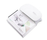 Mini UV LED Nail Lamp 12W for Gel Polish Hybrid Gel, Pink - Rear View
